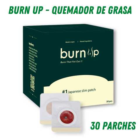 🌿 Parches Japoneses Burn Up – 30 Unidades