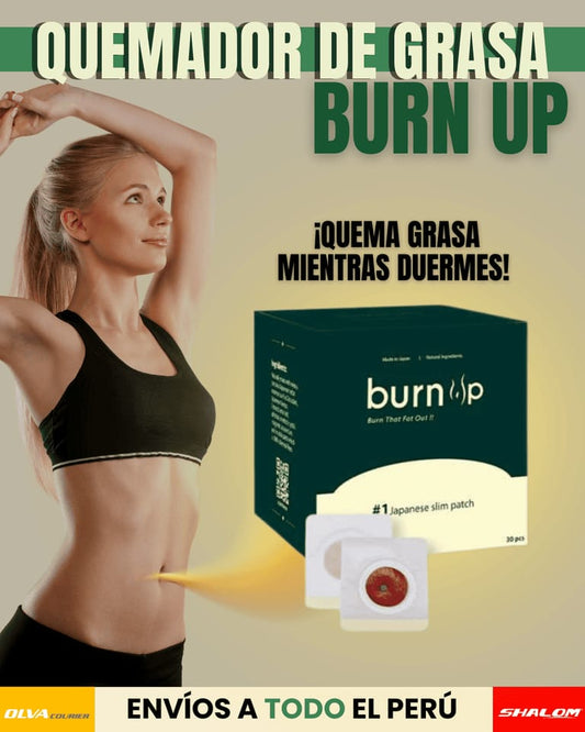 🌿 Parches Japoneses Burn Up – 30 Unidades